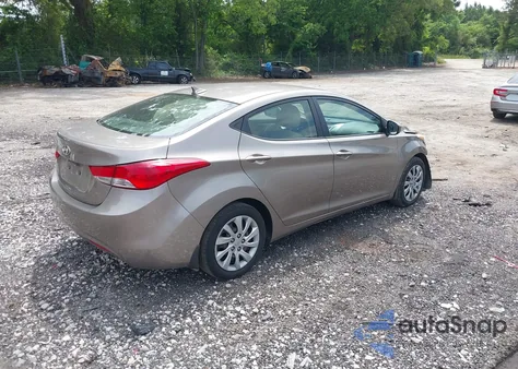 2012 Hyundai Elantra Gls z USA, uszkodzony, nr VIN 5NPDH4AE9CH118972